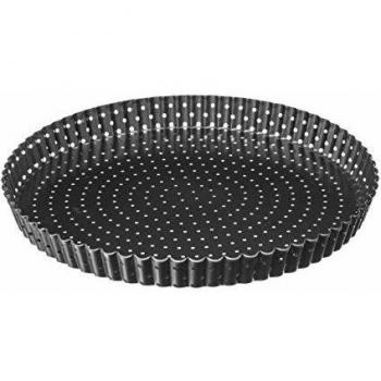 Molde de Tarta Perforado con Fondo Extraíble Ø28cm - Metal