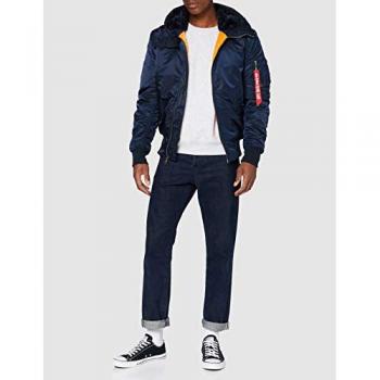 Alpha Industries MA-1 Hooded Bomber Jacket, Rep.Blue