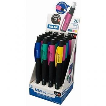 Milan PL1 Touch 185011920 - Portaminas, 20 unidades, 0.5 mm, multicolor