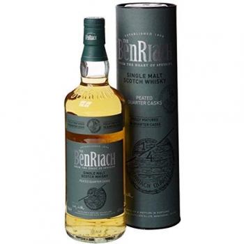 BenRiach Whisky Escocés Single Malt Ahumado en Barricas de Cuarto 46% Vol. 0,7l
