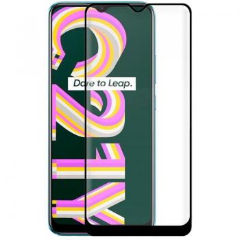 Cool Protector Pantalla Cristal Templado Full 3D Negro para Realme C21Y/C25Y