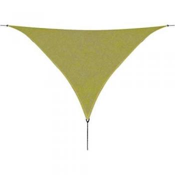 HDPE Triangle Sun Shade Sail 3.6x3.6x3.6m in Cream Color