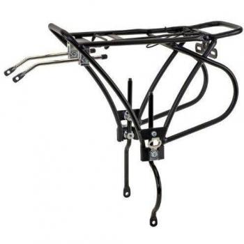 O-Stand Disc - Portaequipaje para bicicletas, color negro