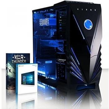 VIBOX Warpath 23 - 4,2GHz AMD FX 8-Core CPU, GTX 1070 GPU, Extremo, Ordenador de sobremesa para oficina Gaming paquete con juegos 3