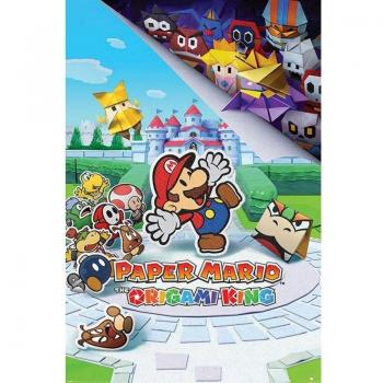 Póster Paper Mario El Rey del Origami 91.5x61cm