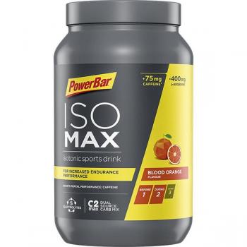 PowerBar IsoMax 1200 g - Bebida energética con Carbohidratos, Cafeína y Proteína - Sabor: Naranja
