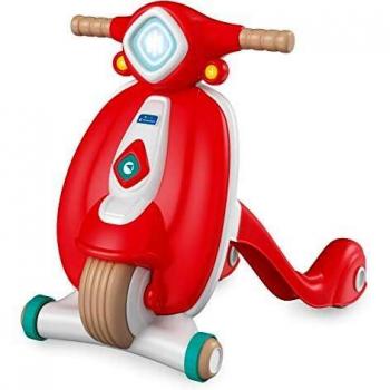 Clementoni-17403 - Scooter, primeros pasos - Juguete bebé sostenible a partir de 12 meses