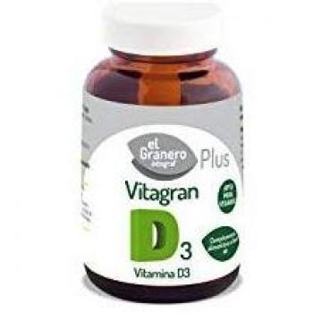 Vitagran D3 4000 UI Vitamina D El Granero Integral 100 Cápsulas
