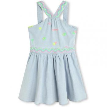Billieblush - Vestido de niña de tirantes con detalles bordados, corto, modelo U20176