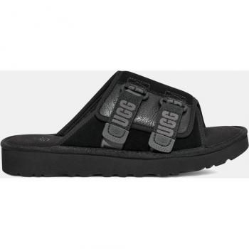 UGG® Men's Goldencoast Strap Slide Suede Sandals, Black, Size 8
