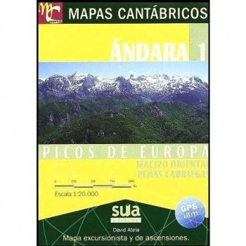 Mapas Cantábricos. Ándara 1: Picos de Europa - Macizo oriental - David Atela Romero