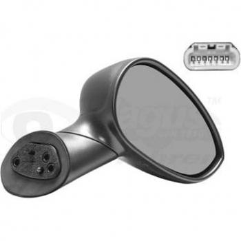 Espejo retrovisor VAN WEZEL 1604808, tipo: espejo retrovisor, características: diseño específico para vehículos, incluye soporte de montaje, cristal claro, acabado en negro, compatible con varios modelos de automóviles