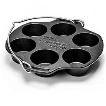 Muffinform Petromax MF6 - Molde para Muffins de Hierro Fundido, 30 cm
