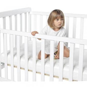 Colchón de Cuna Pikolin Baby Ultra HR 12 cm con Viscoelástica, Funda Extraíble, Certificación Oeko-Tex 100 y Tratamiento Allergen-Tech