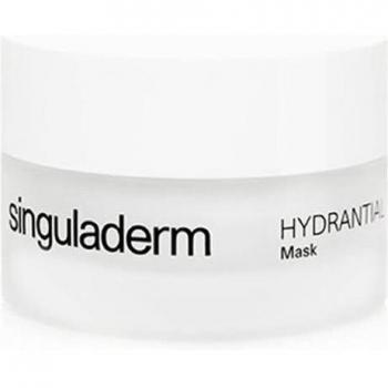 Singuladerm Hydrantial Mask 50ml - Hydrating facial mask, suitable for all skin types, provides intense hydration, improves skin texture, enhances radiance, contains moisturizing ingredients, and is packaged in a 50ml tube