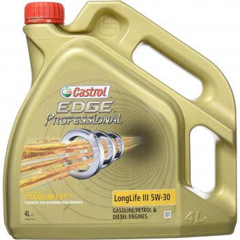 Castrol Edge Professional Titaniumfst LON 57031-4, Aceite para motor, Multicolor, Paquete de 4 litros