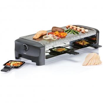 Princess 162830 Stone & Raclette Party – Parrilla para 8 personas