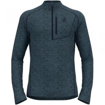 Odlo Tencia Men's XL Half Zip Fleece Pullover - Navy Blue