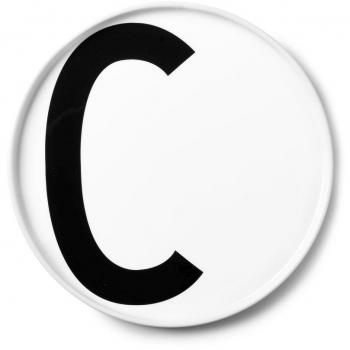 design letters Plato de Porcelana Personal