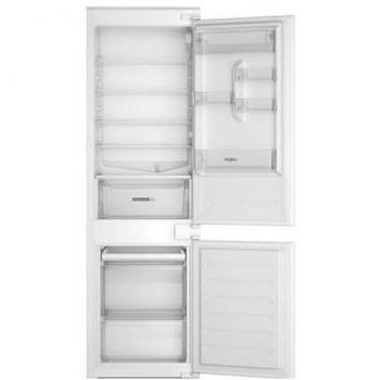 Frigorífico Combinado Integrable Whirlpool WHC18D071A1FR - 268 L - LessFrost - Clase E - 177x54x54.5 cm - Blanco