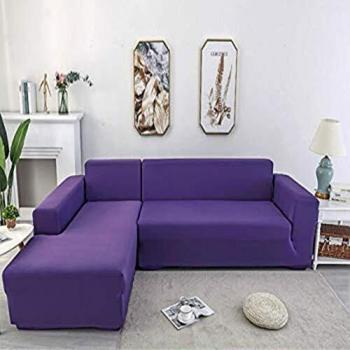 Youjoy Funda de Sofá Elástica - 1/2/3/4 Plazas Funda Sofá Chaise Longue en Forma de L Necesita Comprar 2 Piezas