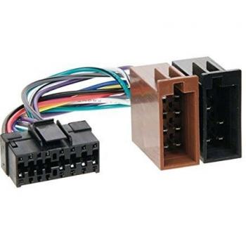 Cable adaptador ISO JVC 16 pines para radio de coche