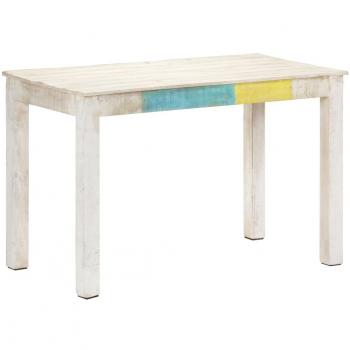 White Solid Mango Wood Dining Table 47.2x23.6x29.9