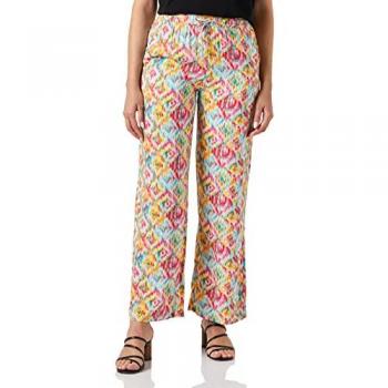 Ichi Vera Women's Casual Trousers, Multi-Color AOP