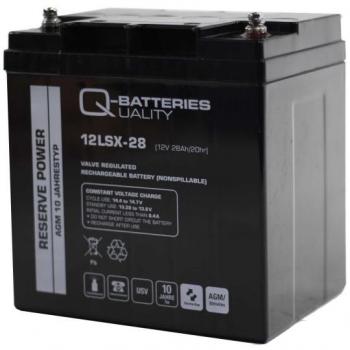 Q-Batteries 12LSX-28 - Batería de plomo