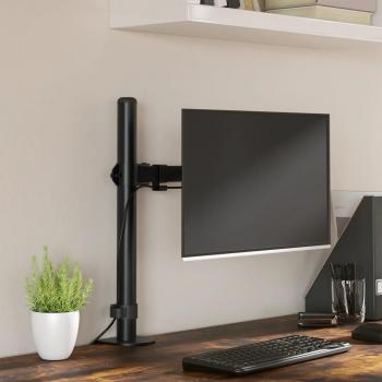 Soporte de monitor VESA 75/100mm de acero negro