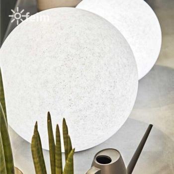 Lámpara de jardín portátil Doris, tipo: Lámpara de suelo para exteriores, características: color blanco, material plástico, altura 59 cm, 1 bombilla E27, grado de protección IP44