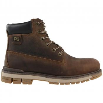 Botas de Invierno Dockers by Gerli para Hombre, Cuero Marrón, Aisladas y Confortables 43LU101-400360 ORIGINAL