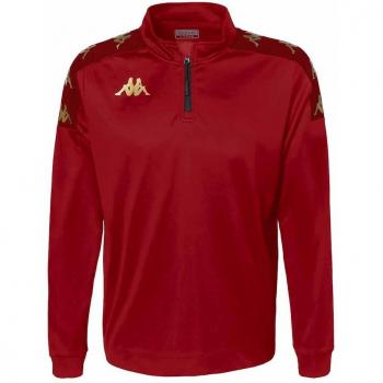 Sudadera Kappa 1/2 Cremallera Gassolo Rojo