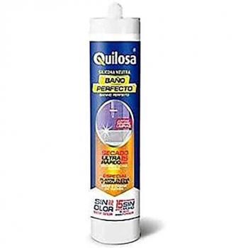 QUILOSA - SILICONA NEUTRA ANTIMOHO BAÑO PERFECTO 280 ML - Translucido