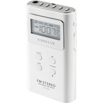 Sangean DT-120 White Pocket AM/FM Digital Radio
