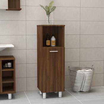 Mueble de baño Roble Marrón 30x30x95cm Madera Multicapa