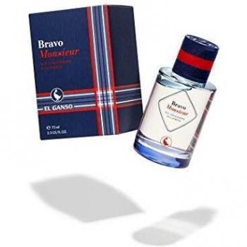 EL GANSO BRAVO MONSIEUR EAU DE TOILETTE 75ML VAPORIZADOR Unisex adulto, Negro, Único