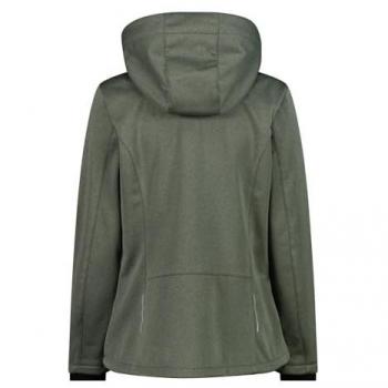CMP Women's Softshell Jacket Melange with Removable Hood