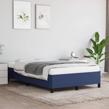 Estructura de cama de tela azul 120x200 cm con protector solar