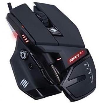Mad Catz R.A.T. 4+ Ratón Gaming Óptico 7200 DPI para Mano Derecha - Negro