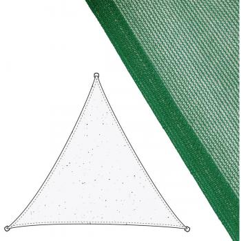 Velas de sombra Toldo 3,5 x 3,5 m Verde Polietileno 350 x 350 x 0,5 cm - Bixoto.com