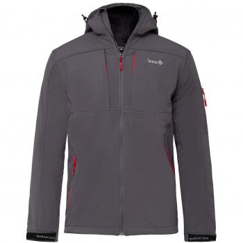 Izas Berry Chaqueta Softshell, Hombre, Gris Oscuro, M
