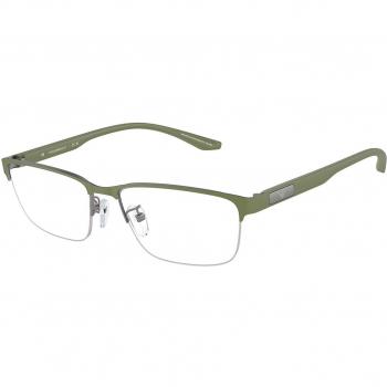 Emporio Armani EA1147 3367 Men's Eyeglasses Green Size 57 (Frame Only) - Blue Light Block Available