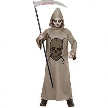 WIDMANN- Skull Master Disfraz para niño, Color Gris, M