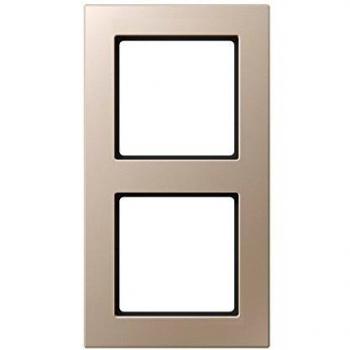 JUNG Champagne 2-Gang Frame AC 582 CH