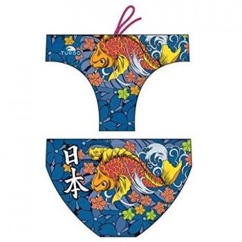 Bañador de waterpolo Turbo Slip Japan Vibes azul - L