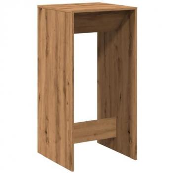 vidaXL Bar Table Artisan Oak 51x50x103.5 cm Engineered Wood