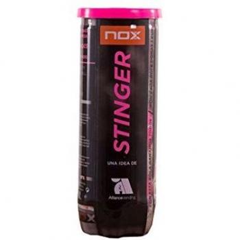 Nox  - Bote de 3 pelotas de pádel stinger aecc