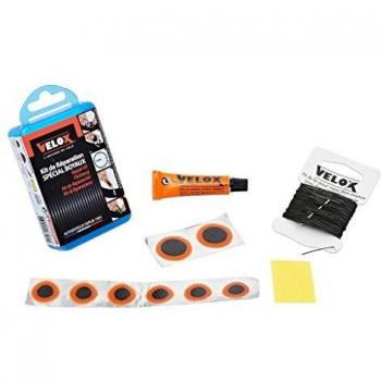 Tubular Tyre Repair Kit - Velox Patch Set with Glue and Instructions