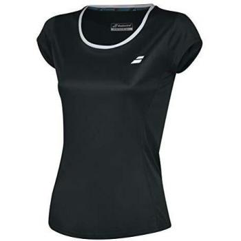 Babolat Core Flag Club tee Women Camiseta, Mujer, Black/Black, XL